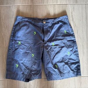 Vineyard Vines Blue and Green Swordfish Shorts